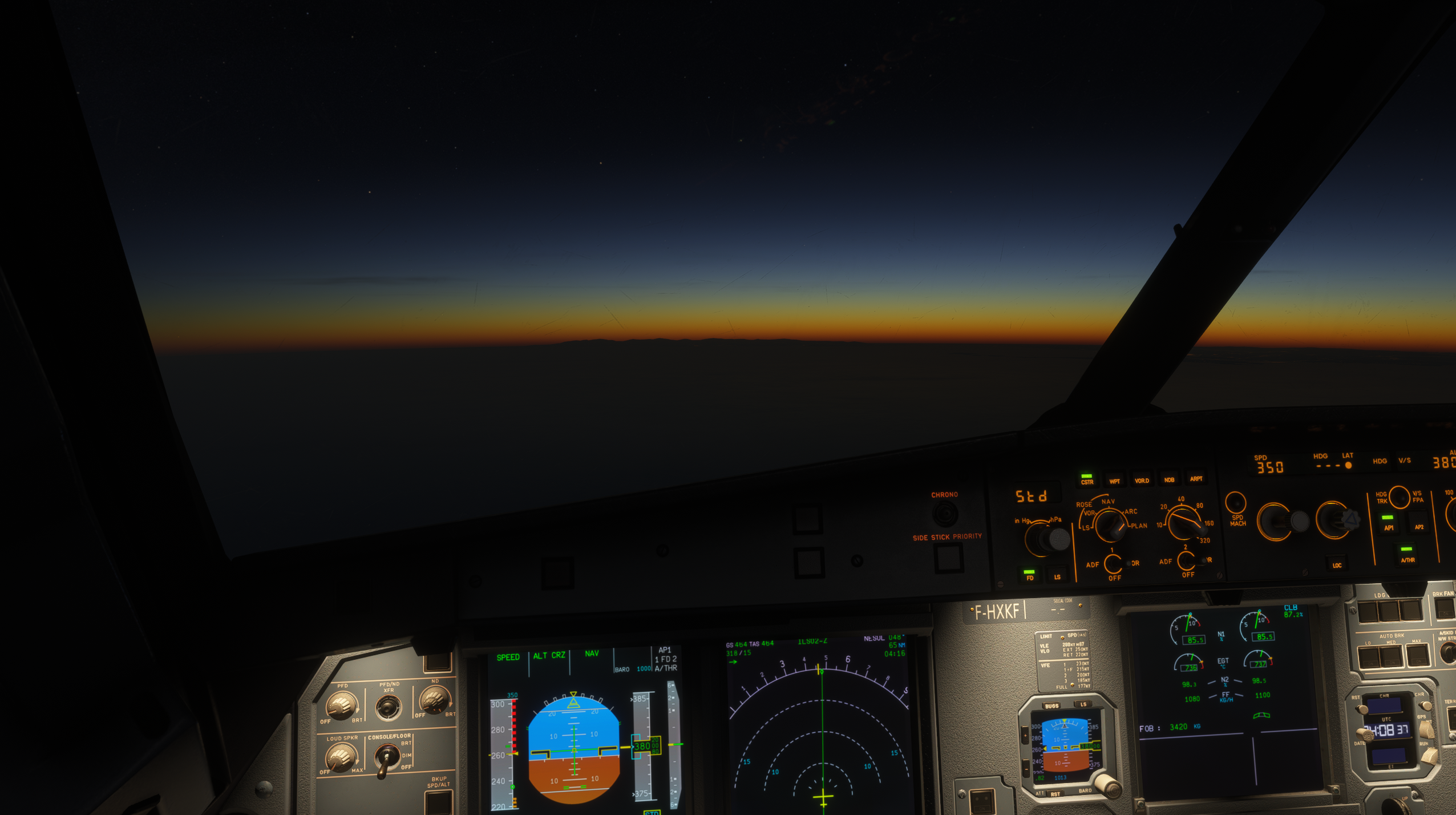 lever de soleil sur la corse