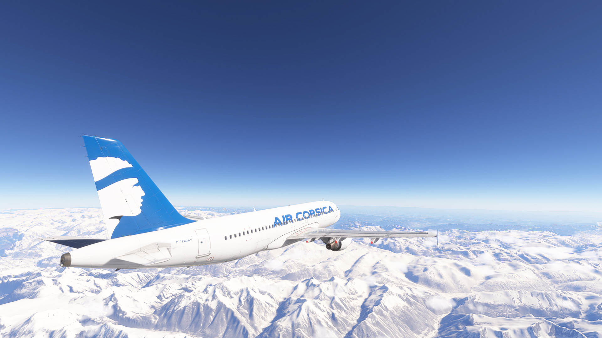 Au dessus du Mont-blanc vers LFKJ